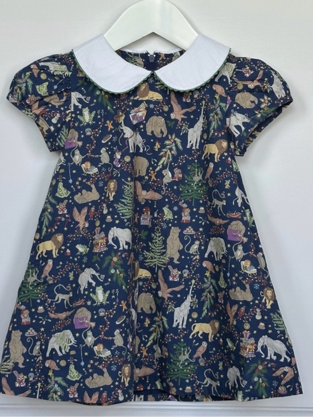 Classic Prep Liberty Print Paige Christmas Dress NWT 6-12M